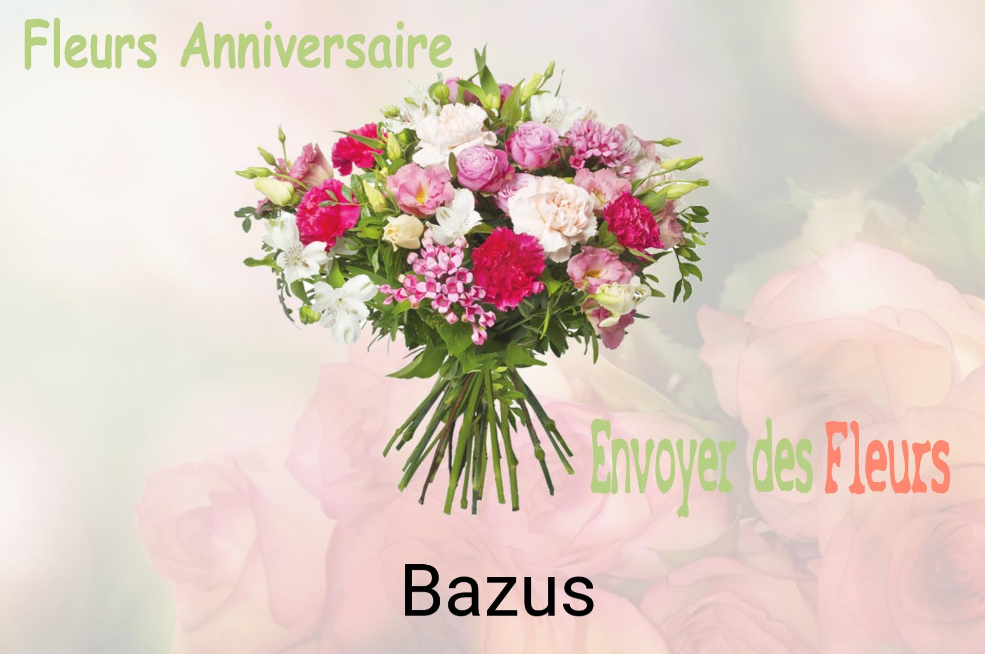 Bouquet de fleurs d’anniversaire livré à Bazus